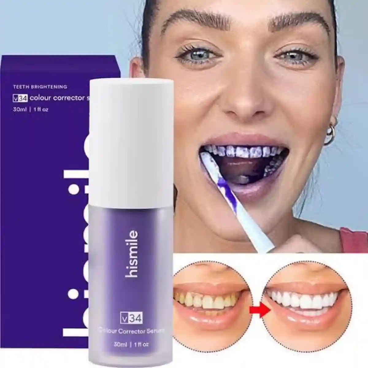 HiSmile V34  Toothpaste  30ml
