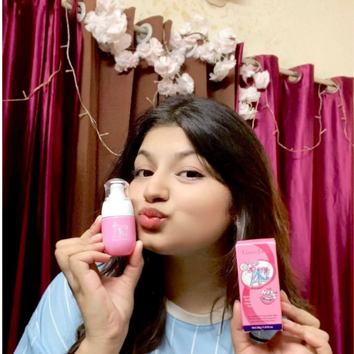 Guanjing sexy pink lip balm