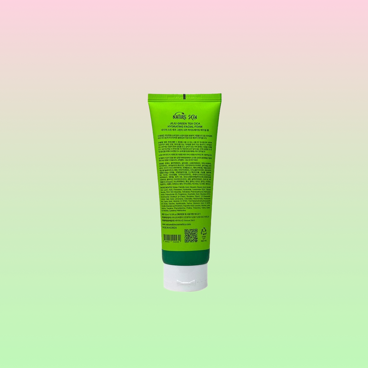Nature Skin Jeju Green Tea CICA Hydrating Facial Foam 152 mL